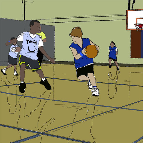 Basketball Charge cartoonish fix I really liked one of t… Flickr