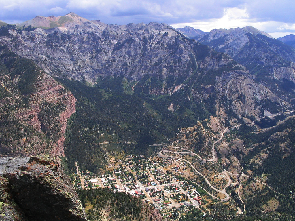 Nestled Ouray, Colorado Viewed from the Twin Peaks Mike Boruta Flickr