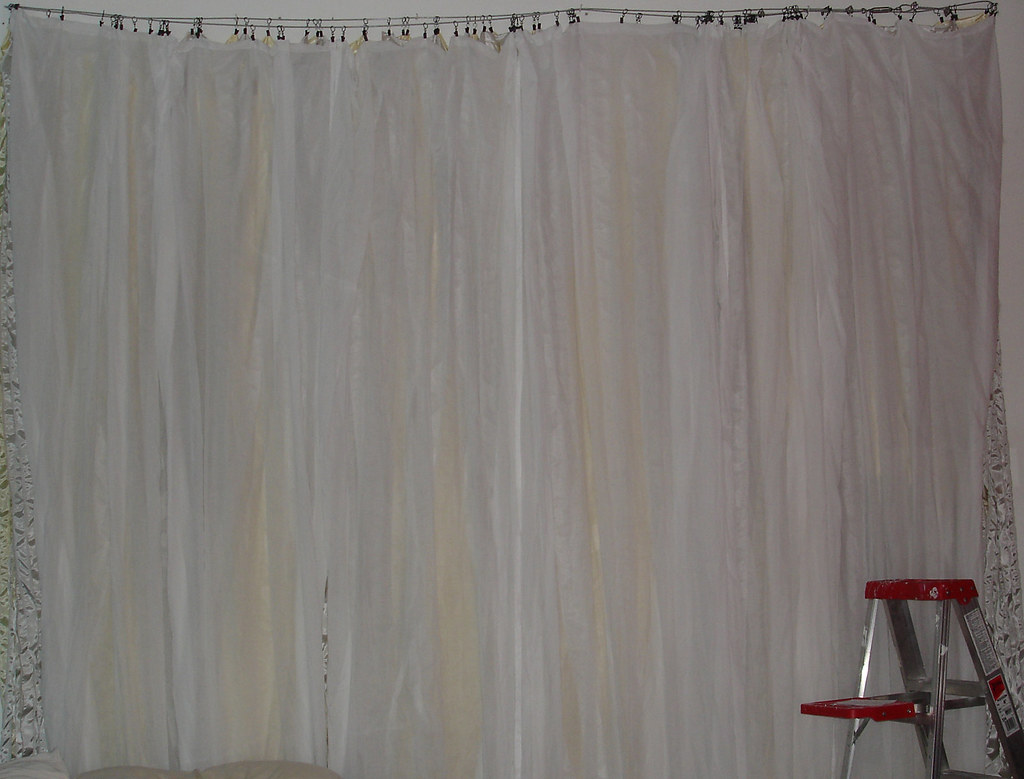 full_wall My full wall of curtains, with ladder. Mary Hawkins Flickr