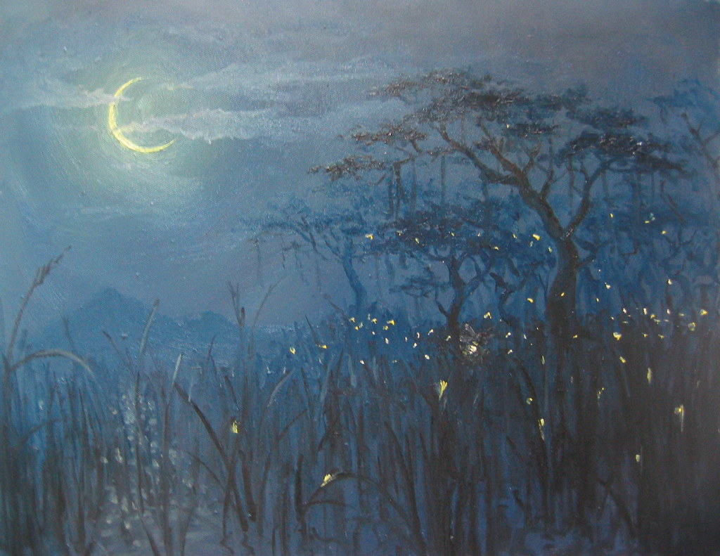 fireflies The original, a 1hour quick painting. I left th… Flickr