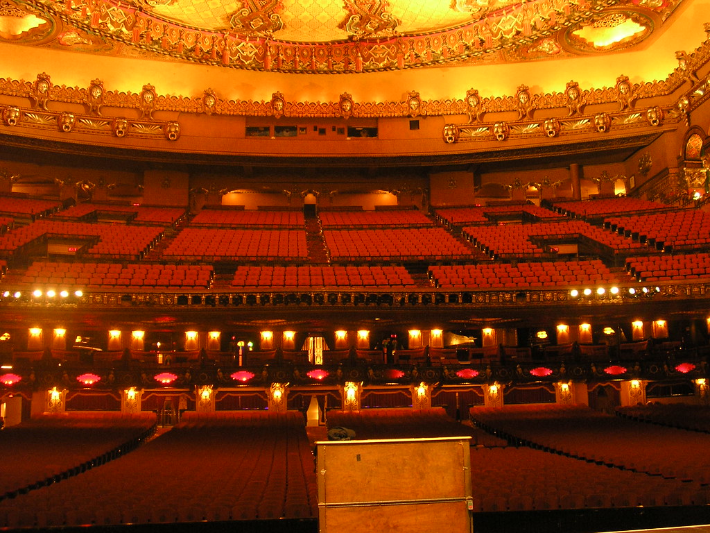 Auditorium Seating from Stage The lovely Fox Theater, Detr… Flickr