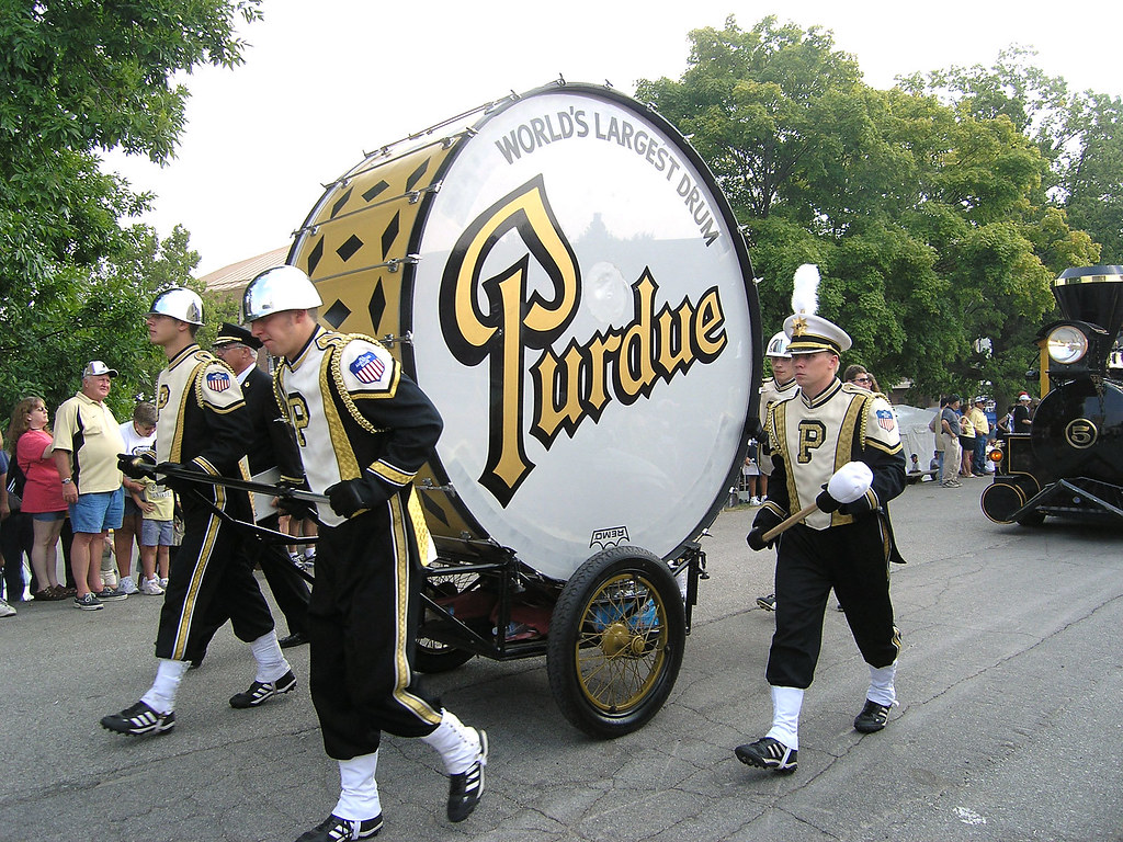 Big Bass Drum Photo taken prior to the Purdue vs. Akron ga… Flickr