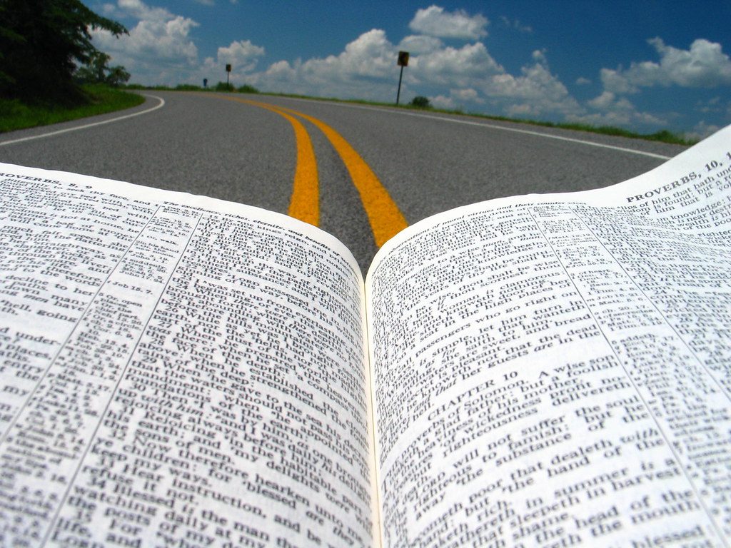 Bible Road Map McK reminded me of the song "I'm Using My B… Flickr