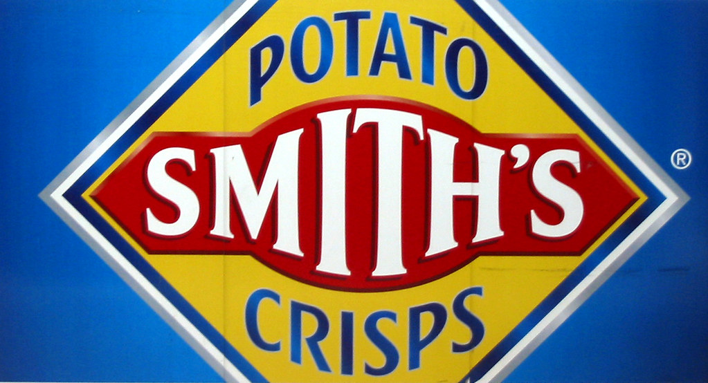 smiths crisps Side of a potato chip delivery van, just lov… Flickr