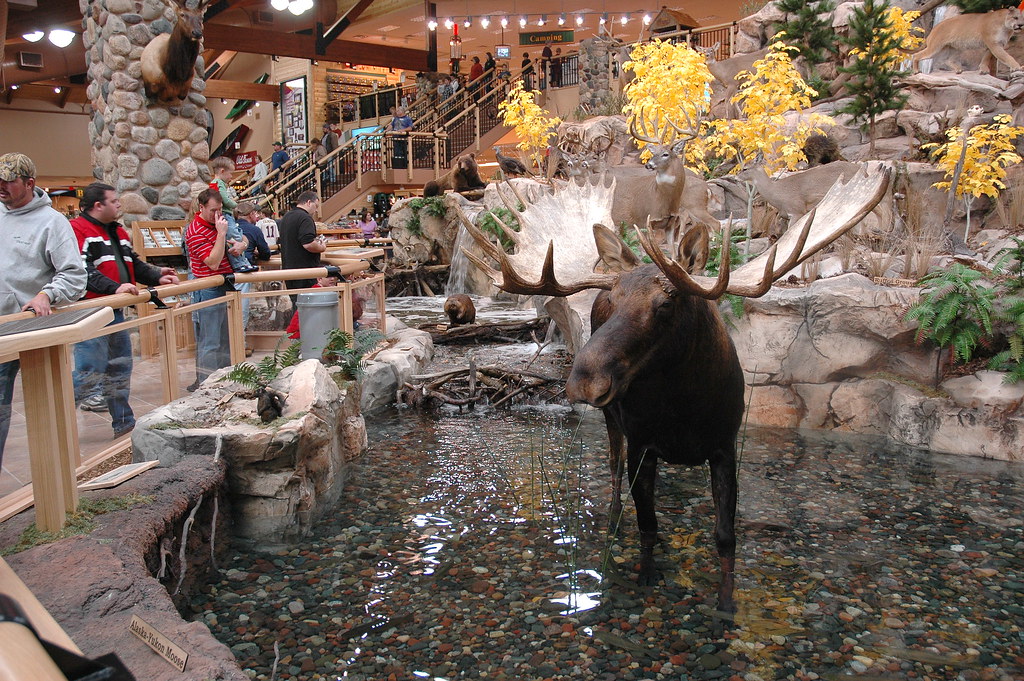 Cabela's mountain with 75 mounts! What a cool spot. This i… Flickr