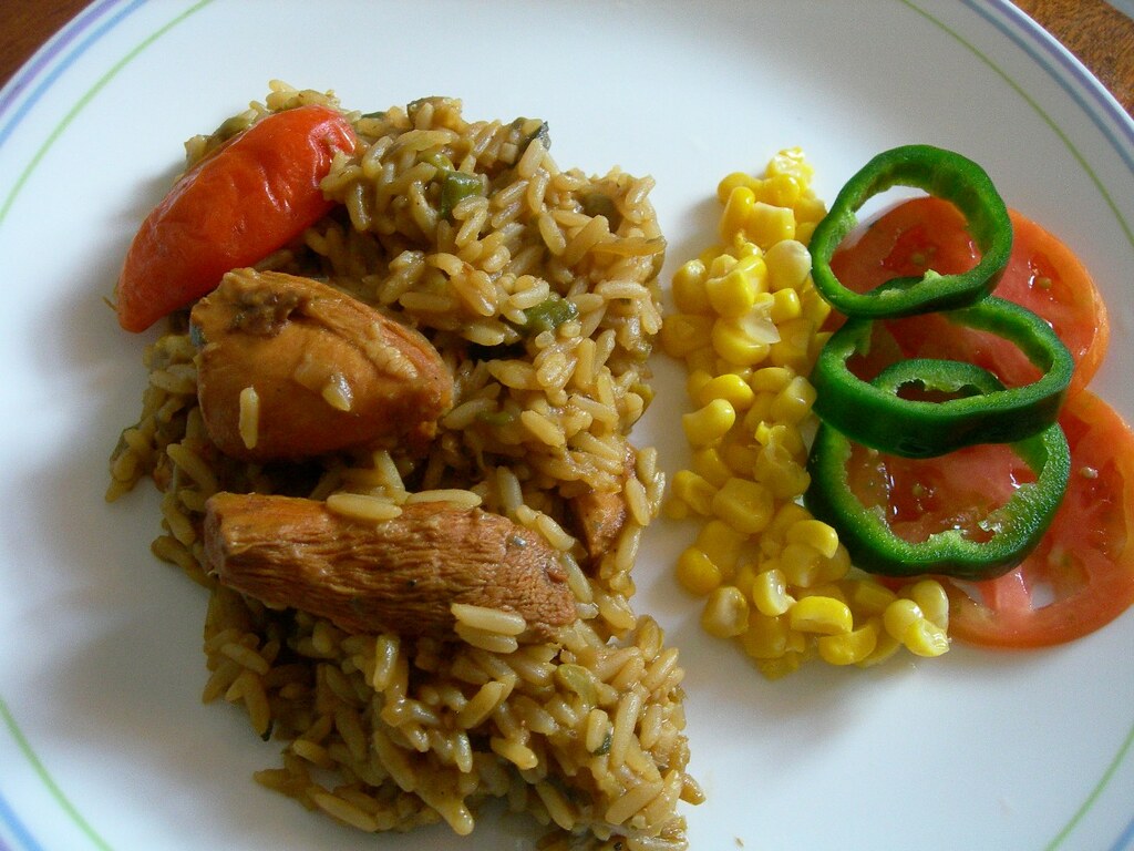Voila! Trini Chicken Pelau, the 2nd attempt!! Sunday lunch… Flickr