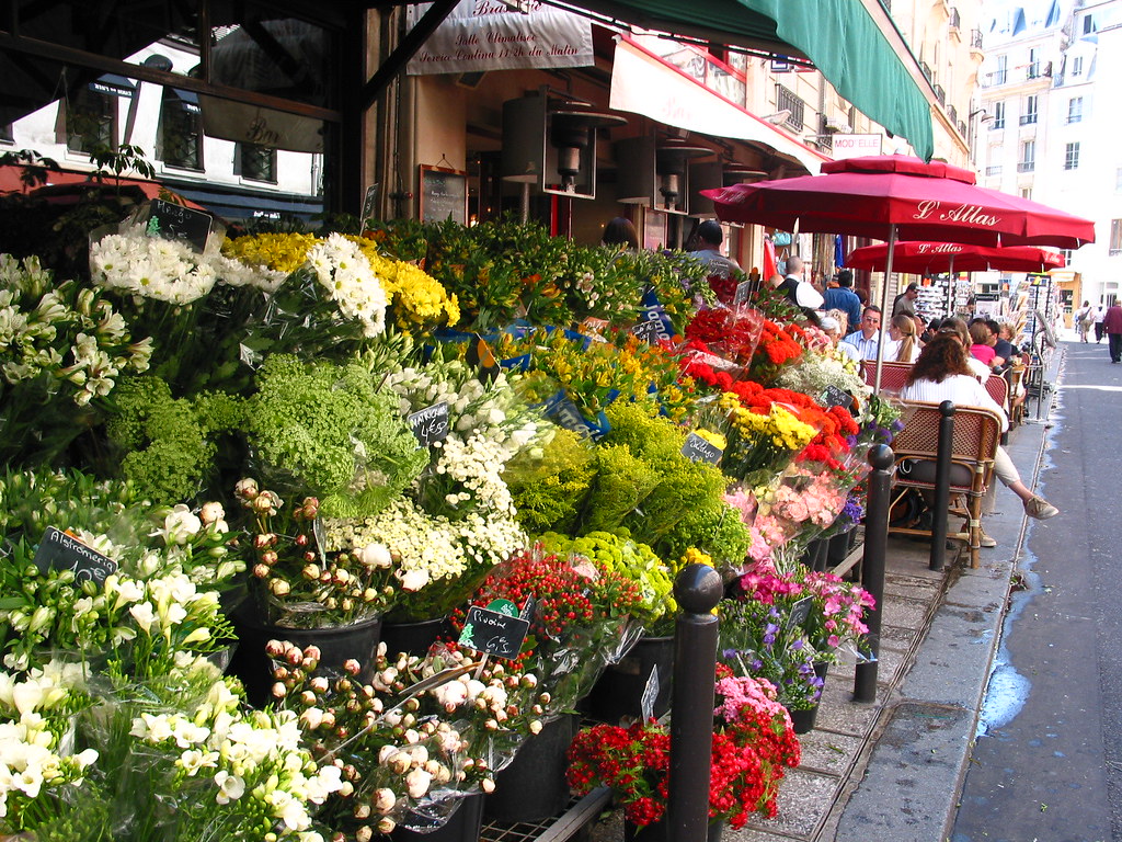 Summer in Paris Flower shops and outdoor cafes. Oh, how I … Flickr