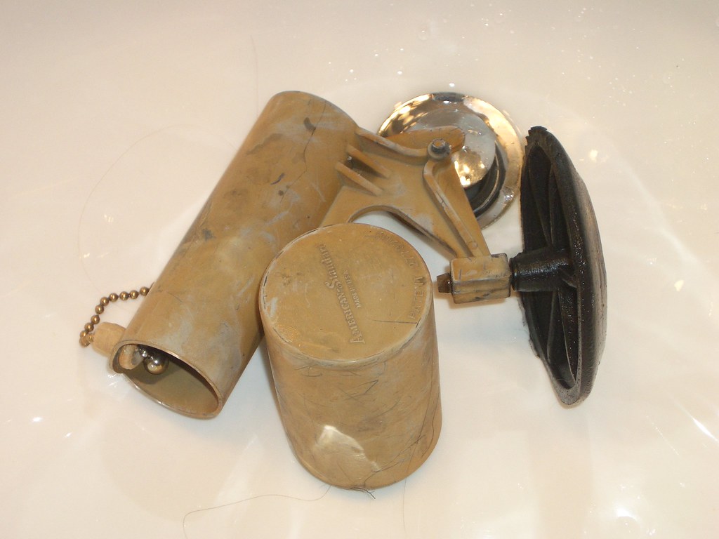 Crappy old toilet flapper If you have one of these in your… Flickr