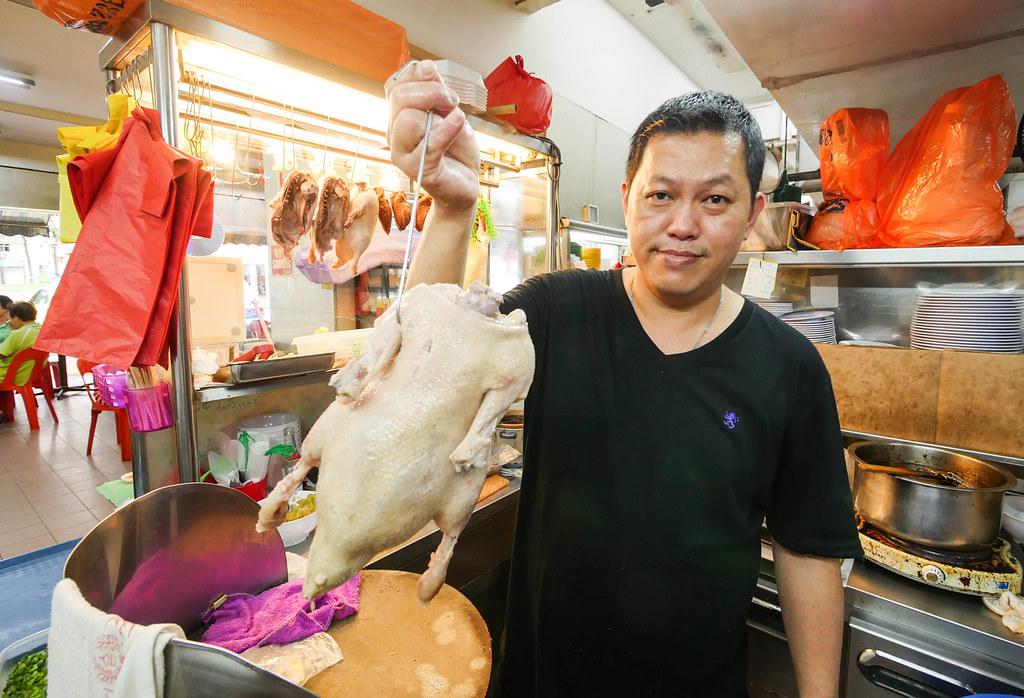 Benson Salted Duck Rice Homemade Salted Duck and Fish Maw Pig's Organ