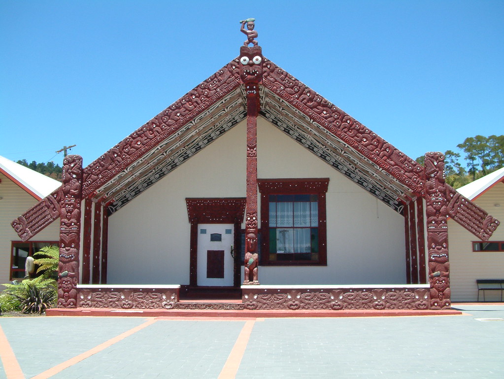 Rotorua Marae, ancestral meeting house at Whakarewarewa. W… Flickr