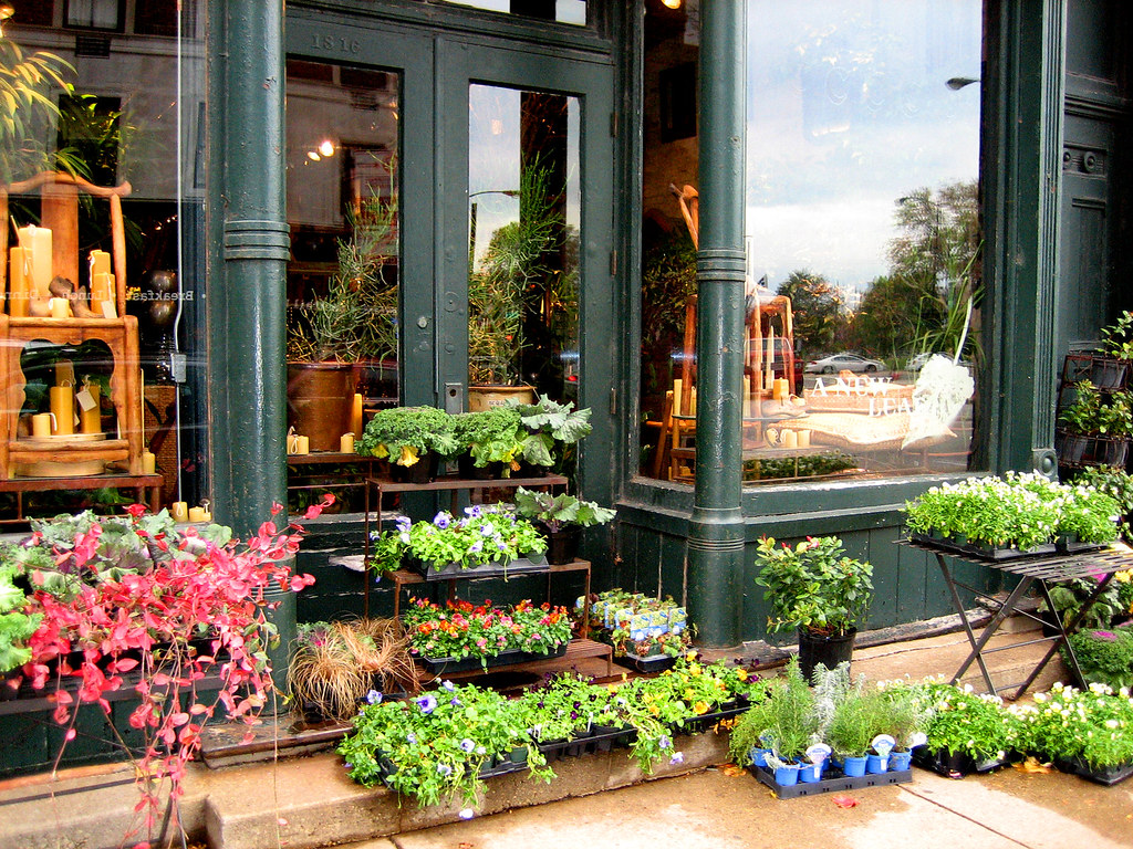 Storefront with Plants Flower shop storefront with plants … Flickr