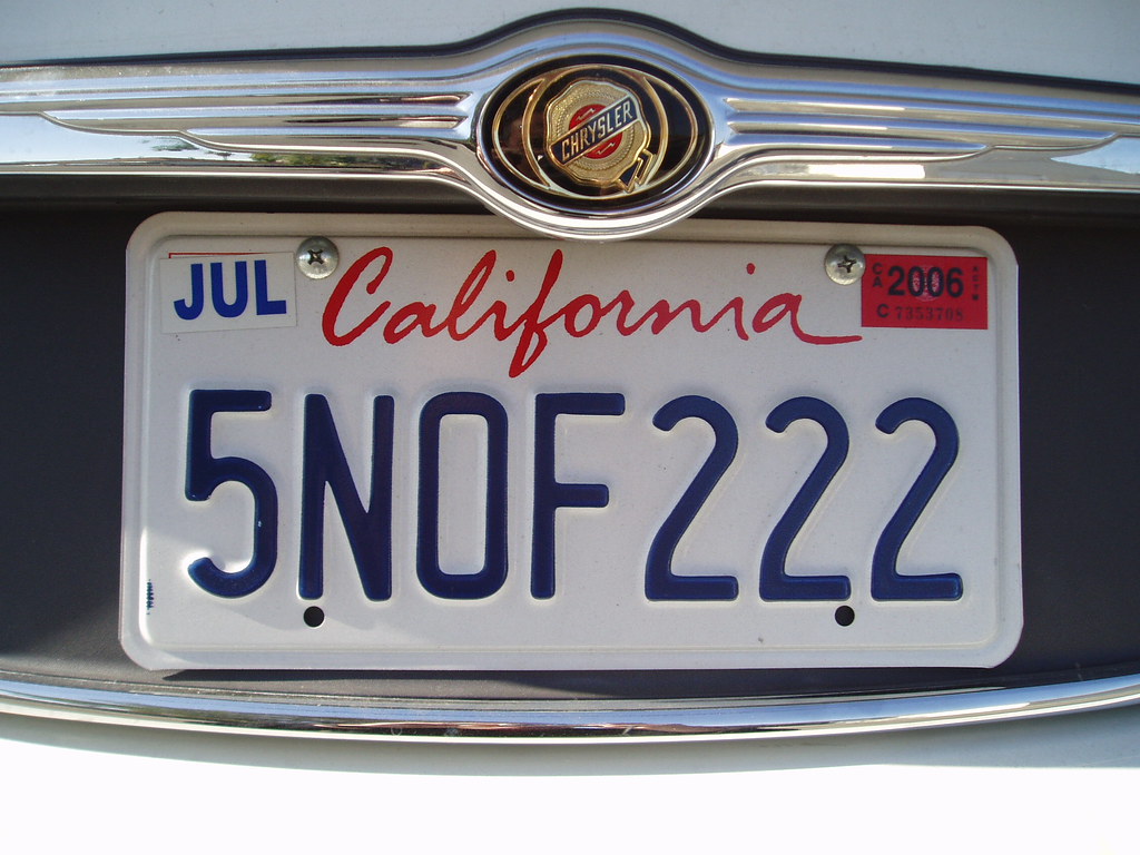 Hire Car Number Plate Steve Cadman Flickr