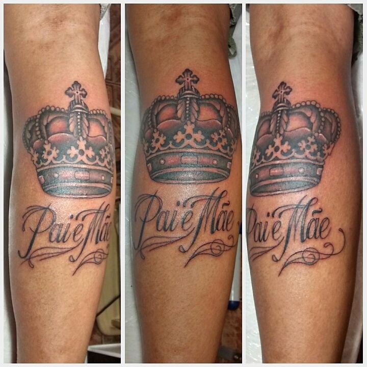 Tatuagem Pai e Mãe 79 Ideias e Homenagens Lindíssimas! Da série coroas... Tatuagem com coroa, em homenagem ao pai… Flickr