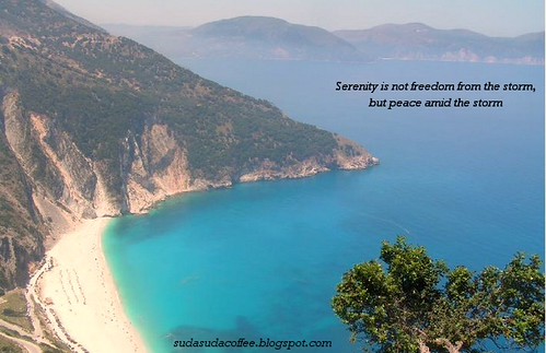 Serenity | Serenity is not freedom from the storm, but peace… | Flickr