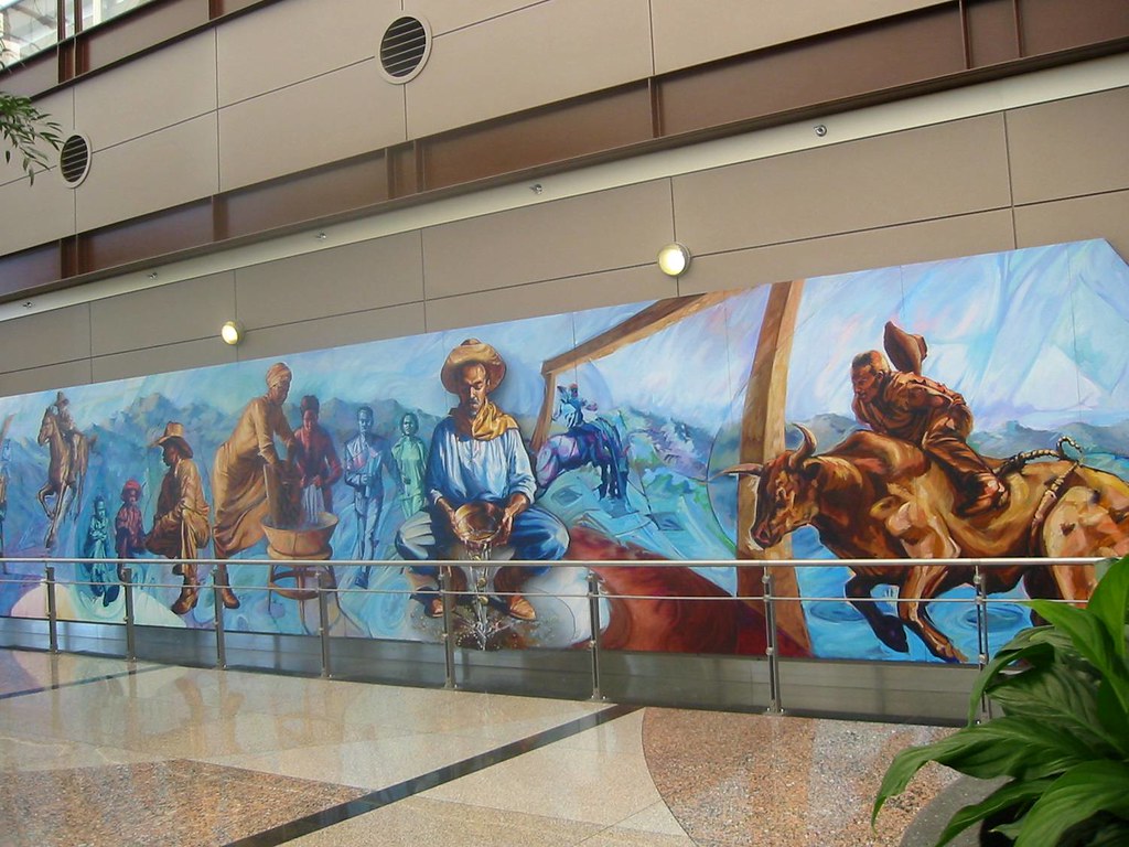 Mural, Denver Airport, Denver Colorado Mural, Denver Airpo… Flickr