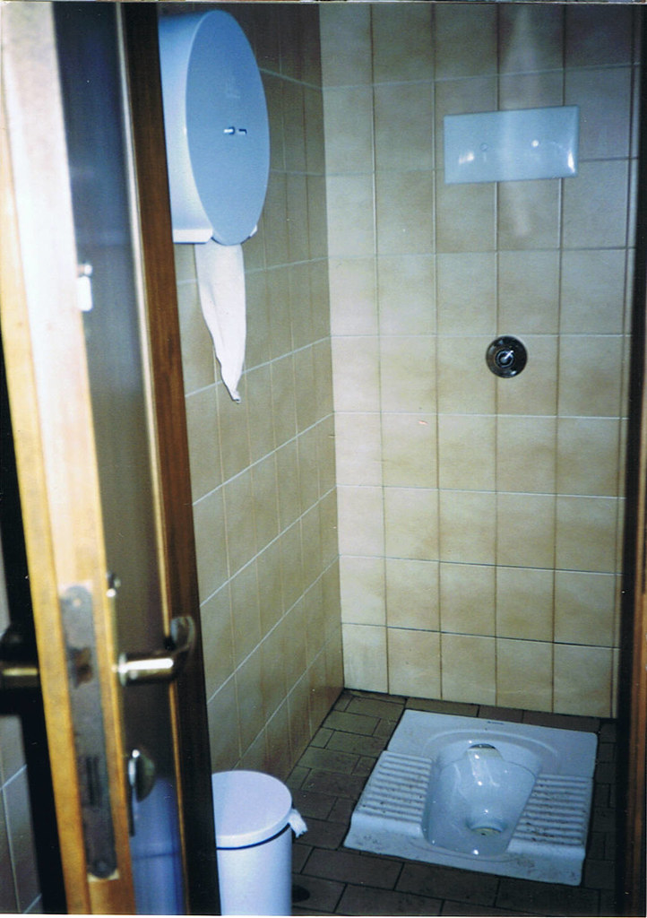 Culture shock! One of the Italian public toilets (in a res… Flickr