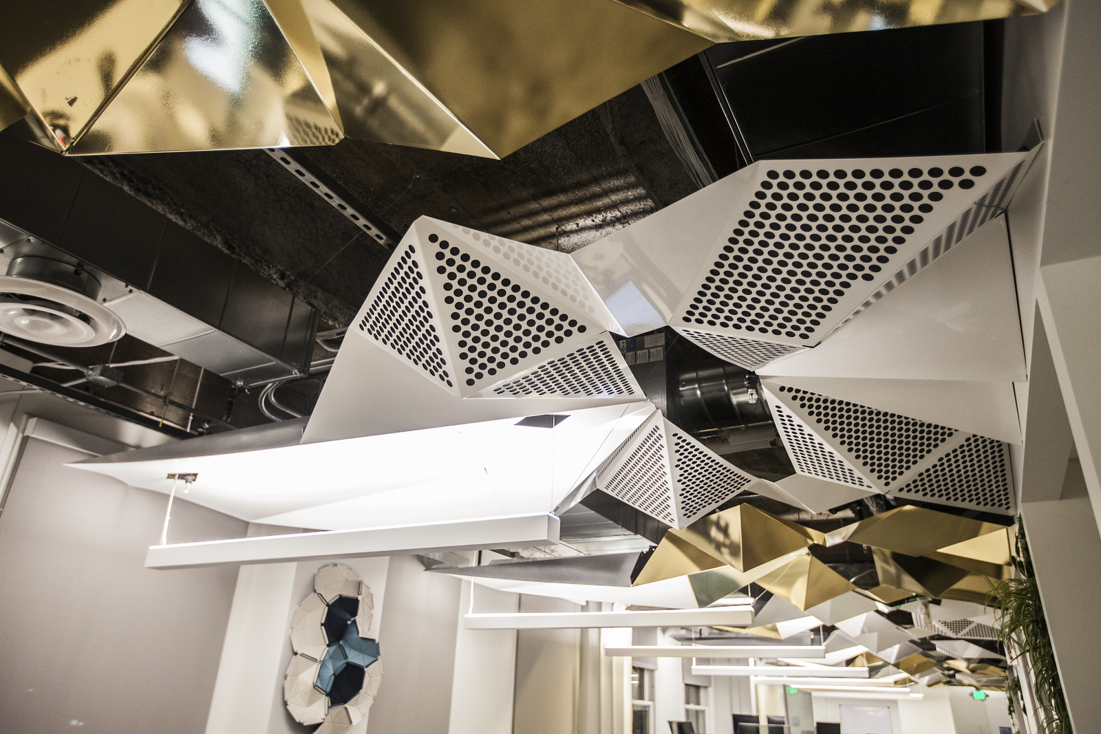 Faceted Ceiling Design — BWC