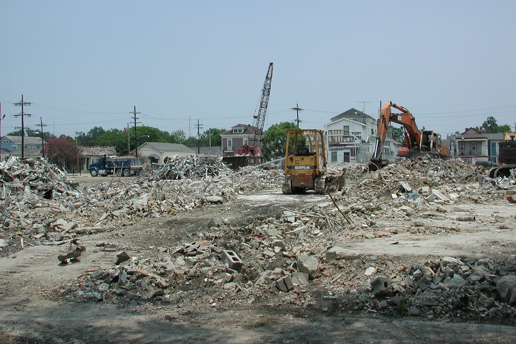 Rubble Nothing left but rubble, and the piles of rubble ar… Flickr