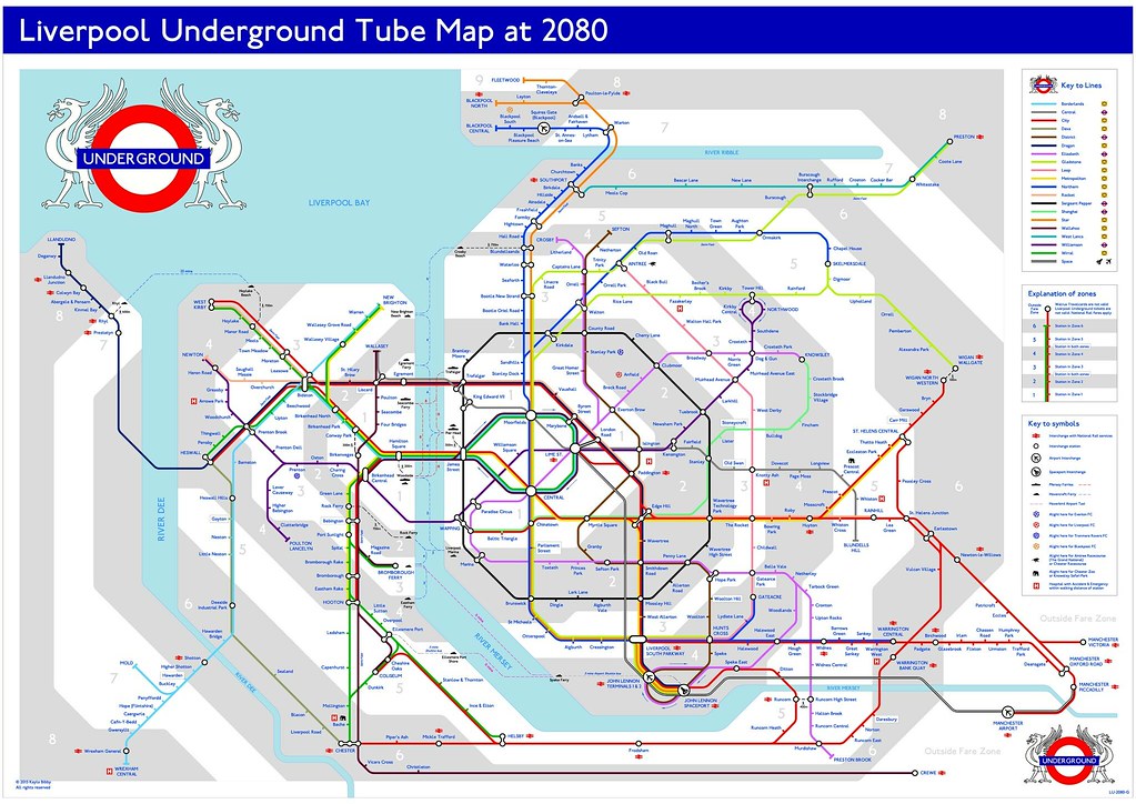 LIVERPOOL UNDERGROUND TUBE MAP AT 2080 Liverpool Undergrou… Flickr