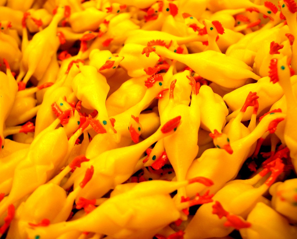 Bulk Bin of Mini Rubber Chickens zoomar Flickr
