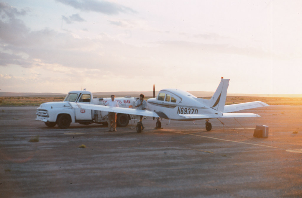 Gassing up at Carlsbad Airport Just after passing Guadalup… Flickr