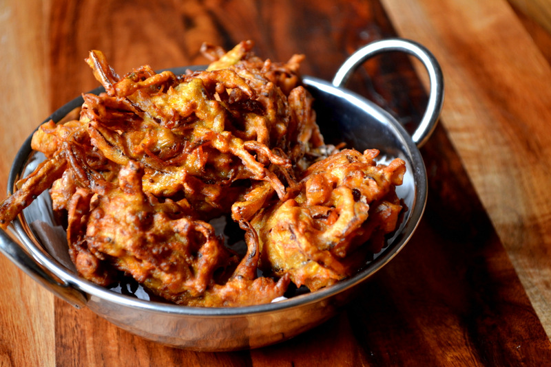 Onion and Carrot Bhajis frugalfeeding