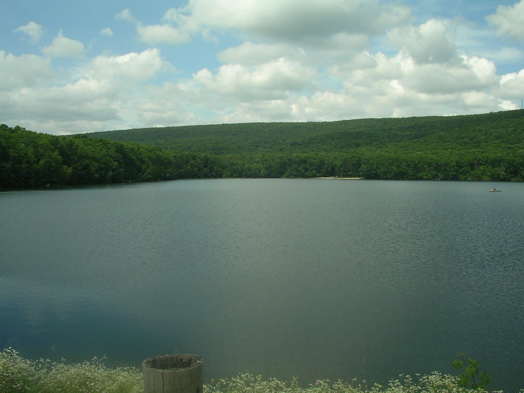 Locust Lake State Park View from the breast of the dam. Flickr