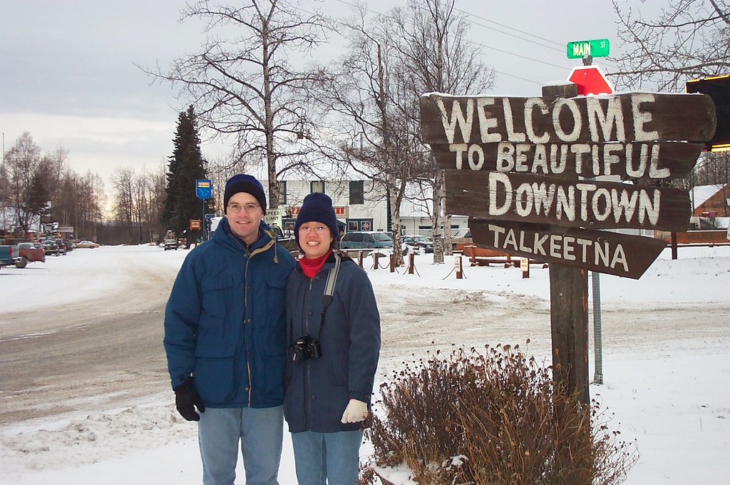 to Beautiful Downtown Talkeetna (winter) While vis… Flickr