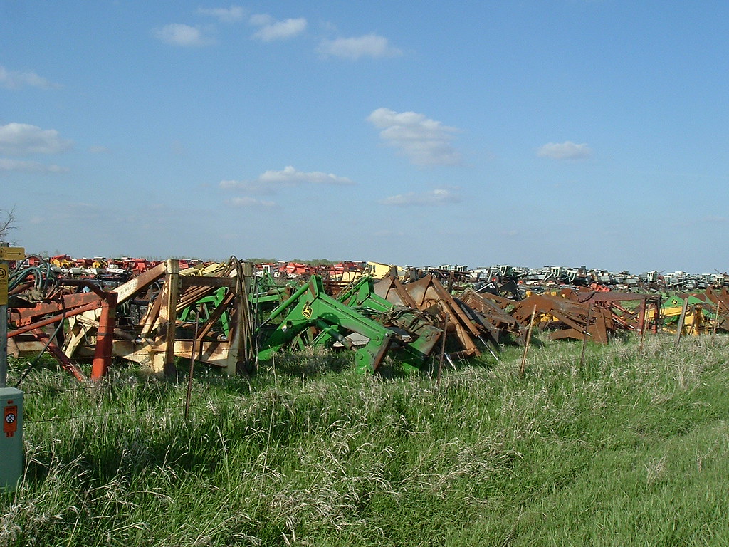 Tractor Salvage Yard Loader section Garth Odland Flickr