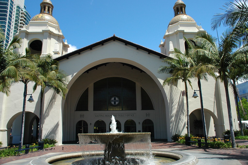Sante Fe Train Station, San Diego, CA This is also calle… Flickr