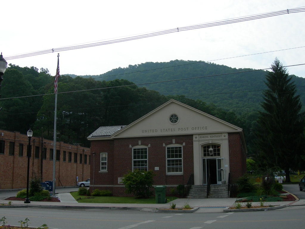Jenkins, Kentucky 41537 PO built in 1940. New Deal terra c… Flickr