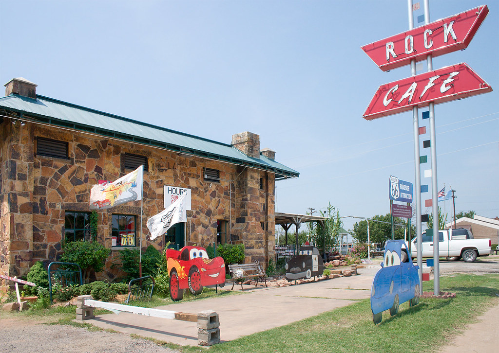Rock Cafe Route 66 Stroud, Oklahoma, USA The Rock Cafe o… Flickr