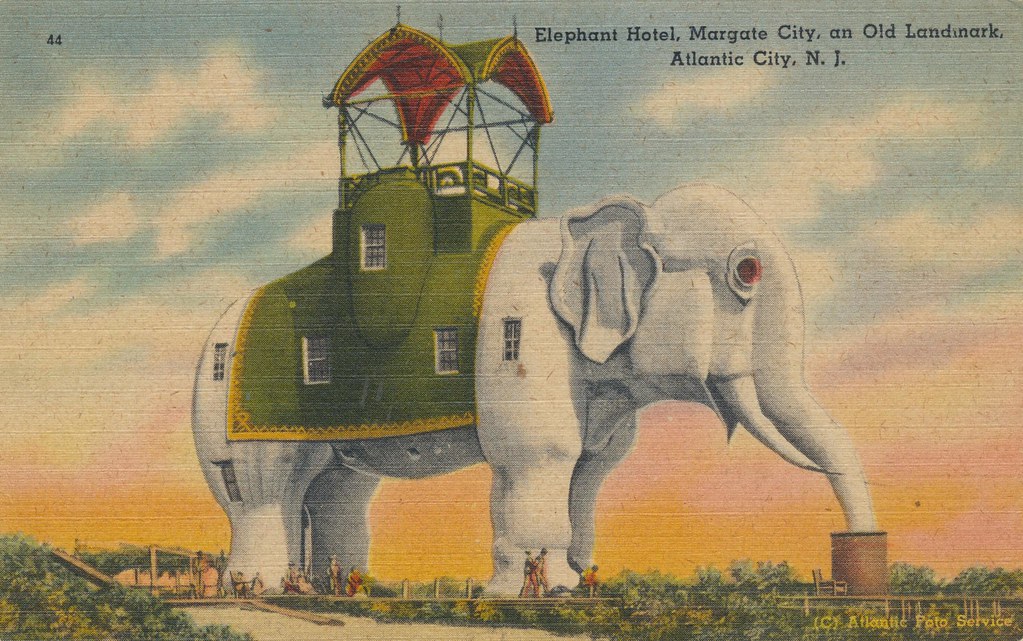 The Cardboard America Motel Archive Elephant Hotel Atlantic City