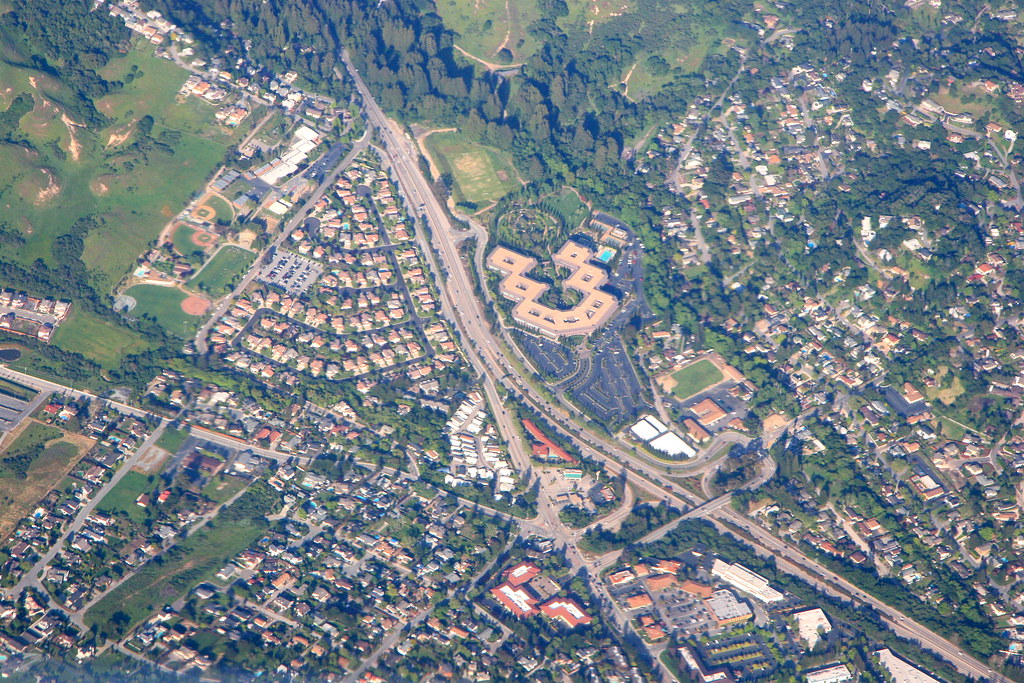 Scotts Valley, CA Taken from an LAXSFO flight webmink Flickr