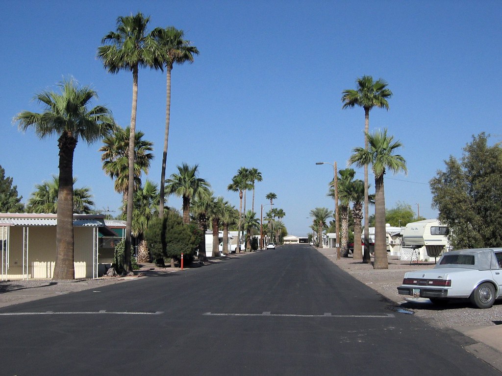 Hohokam trailer park Coolidge Arizona trailer park cactusbones Flickr