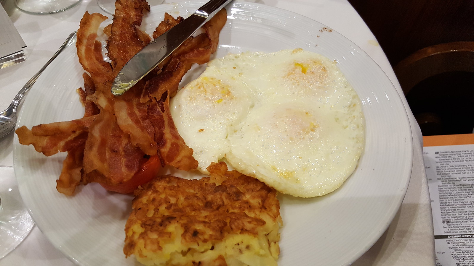 Oasis Main Dining Room Breakfast Menu Royal Caribbean International