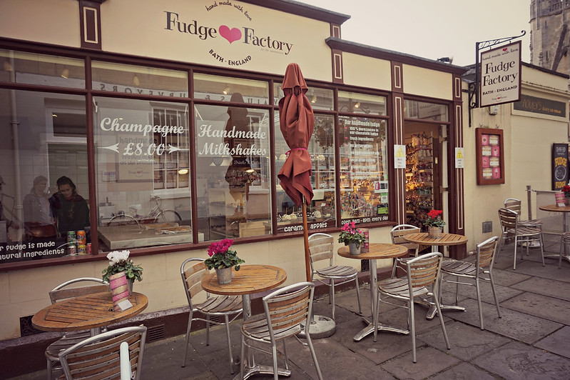 Hoje Conhecemos... FUDGE FACTORY BATH, INGLATERRA