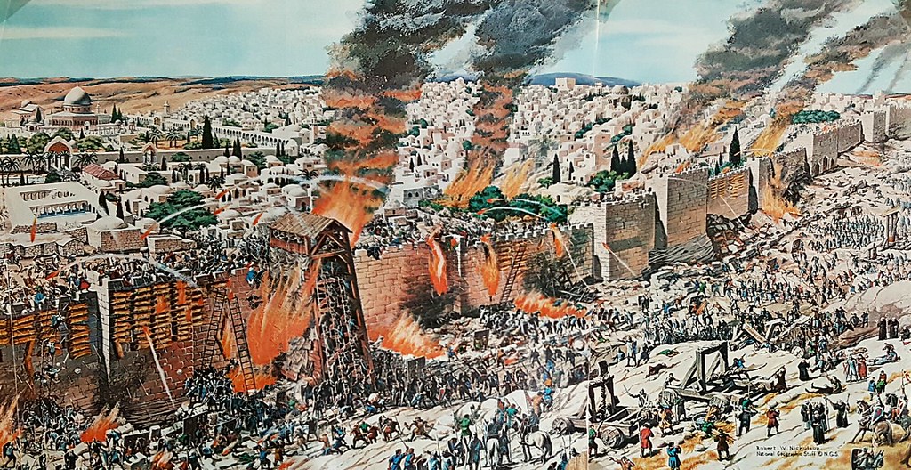 Siege of Jerusalem from an old National Geographic Flickr