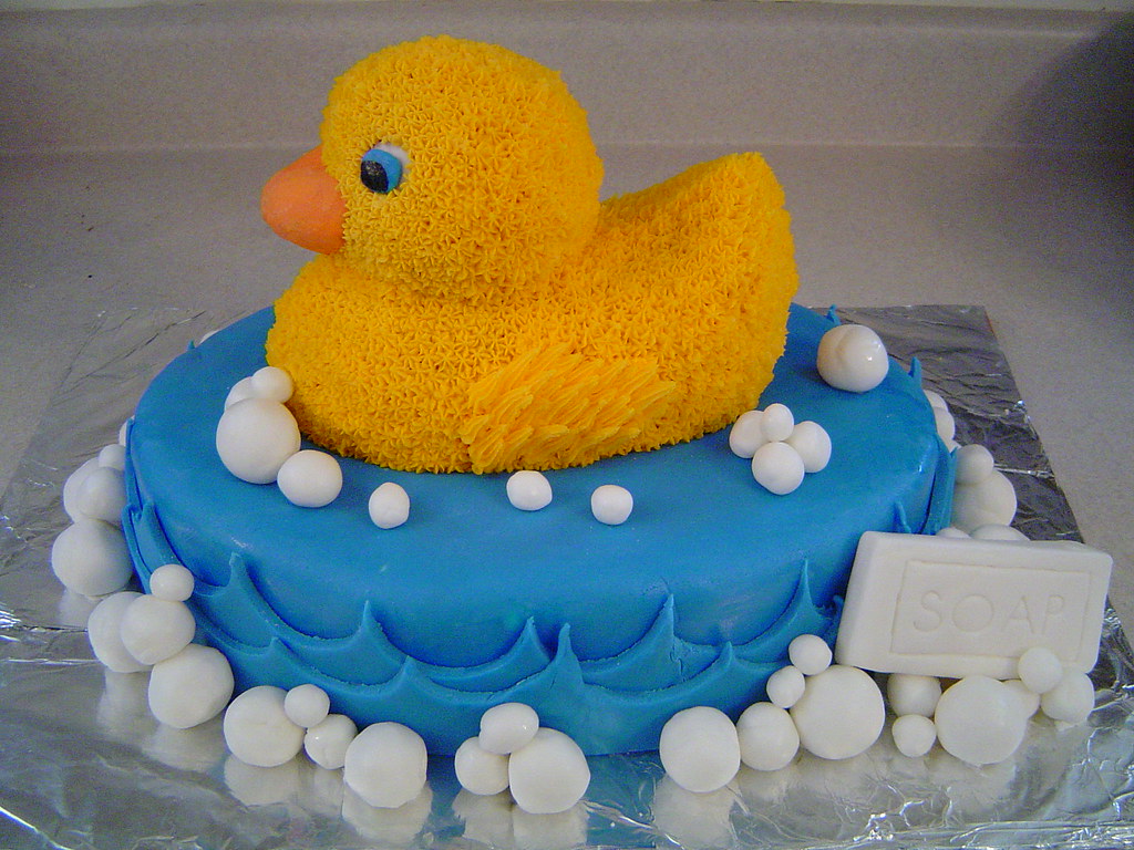 Duck Cake This was my first attempt at working with fondan… Flickr
