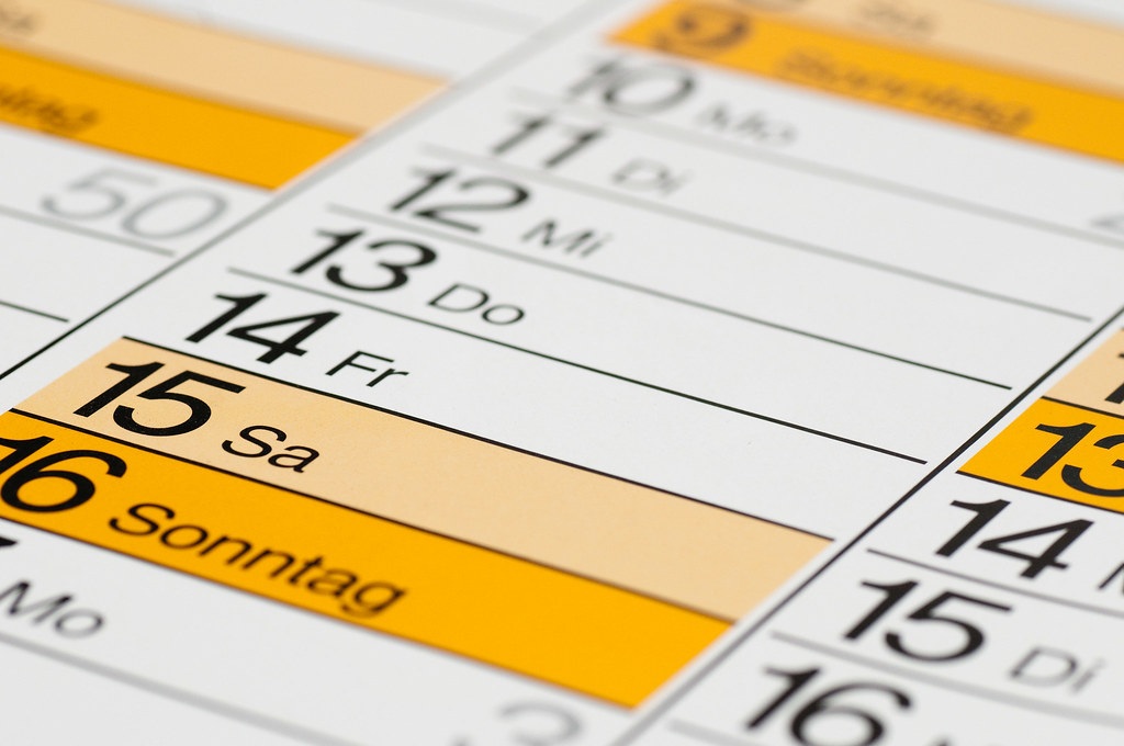 Kalender / calendar This picture was taken by me. You