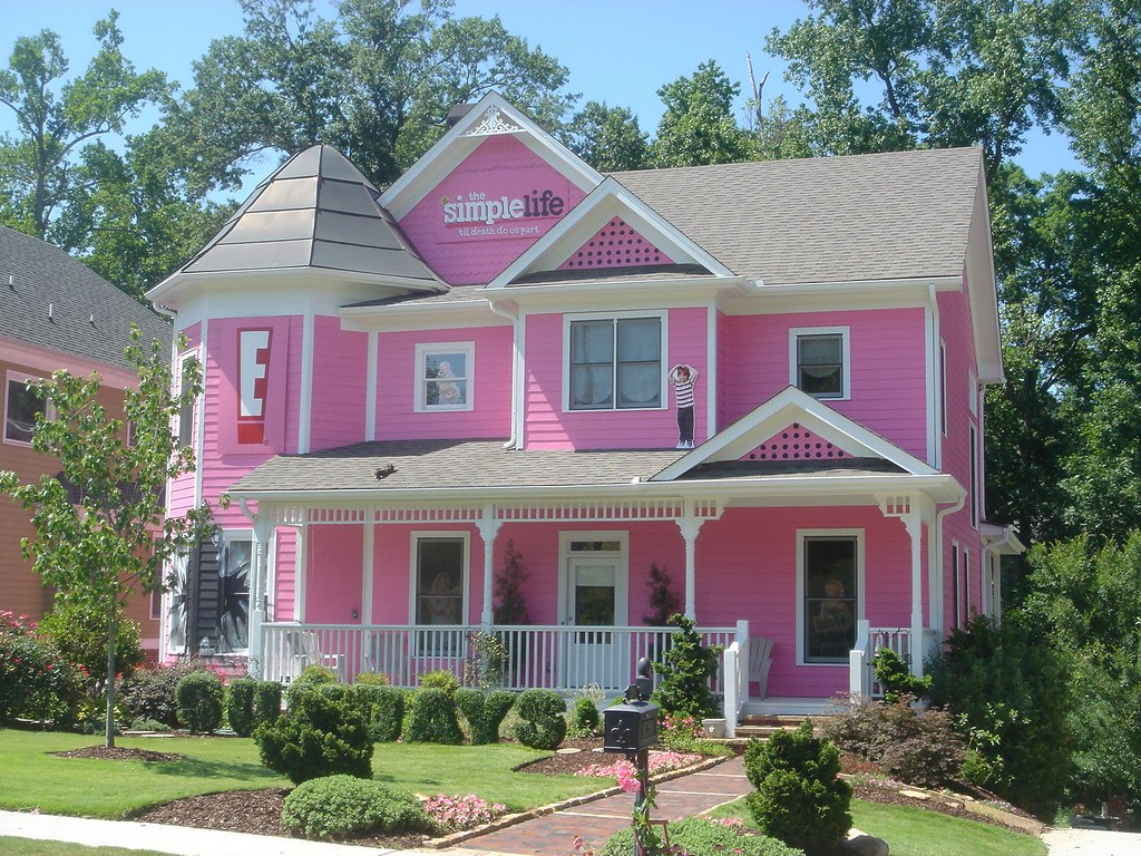 Pink house Curt Flickr