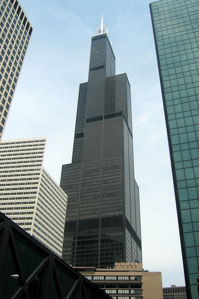 Chicago Sears Tower View from Southwest In June 2000, S… Flickr