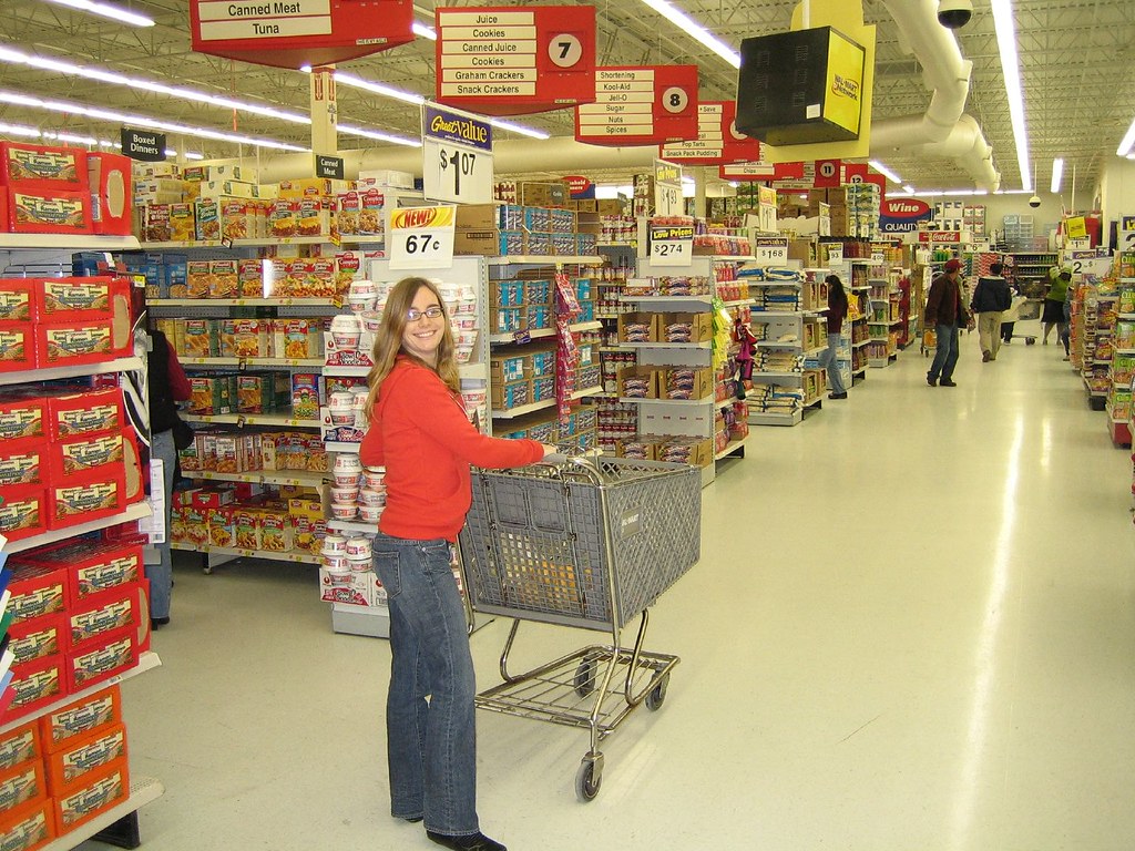 Walmart Supercenter Stocking up on groceries outside of Sa… Flickr
