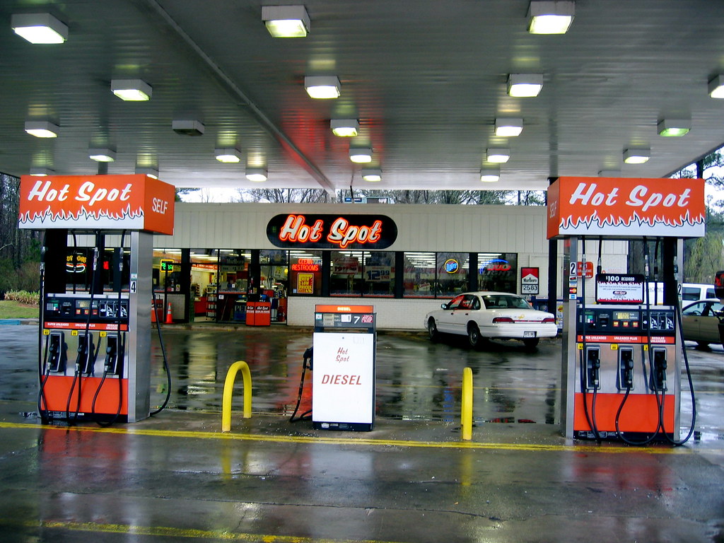 hot spot gas station I had to turn back around and take a … Flickr