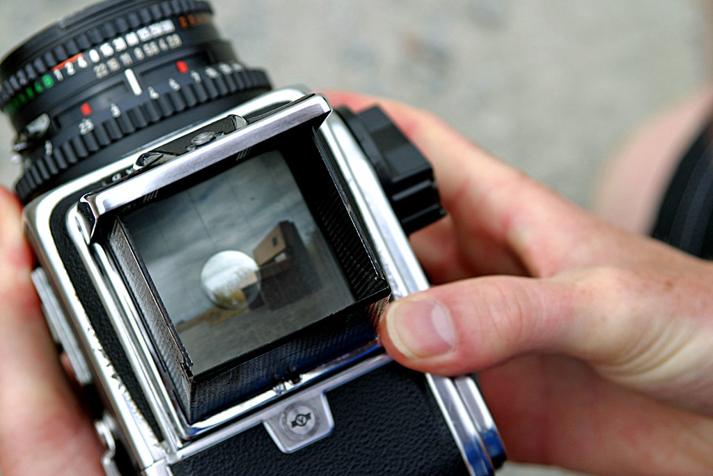 hasselblad viewfinder Detail of Hasselblad medium format c… Flickr