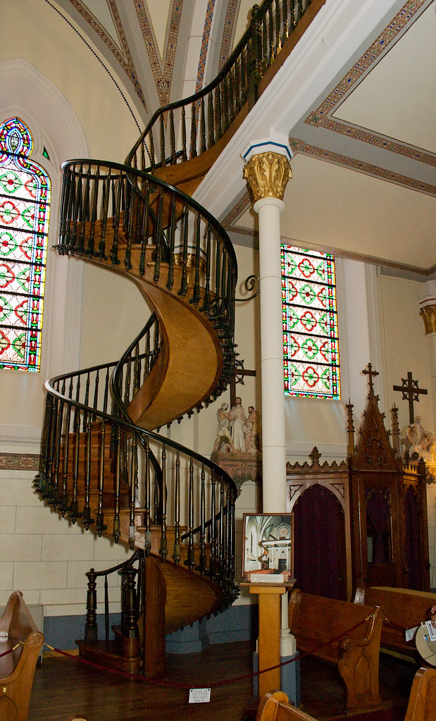 Miraculous Staircase of Loretto Chapel from the chapel's l… Flickr