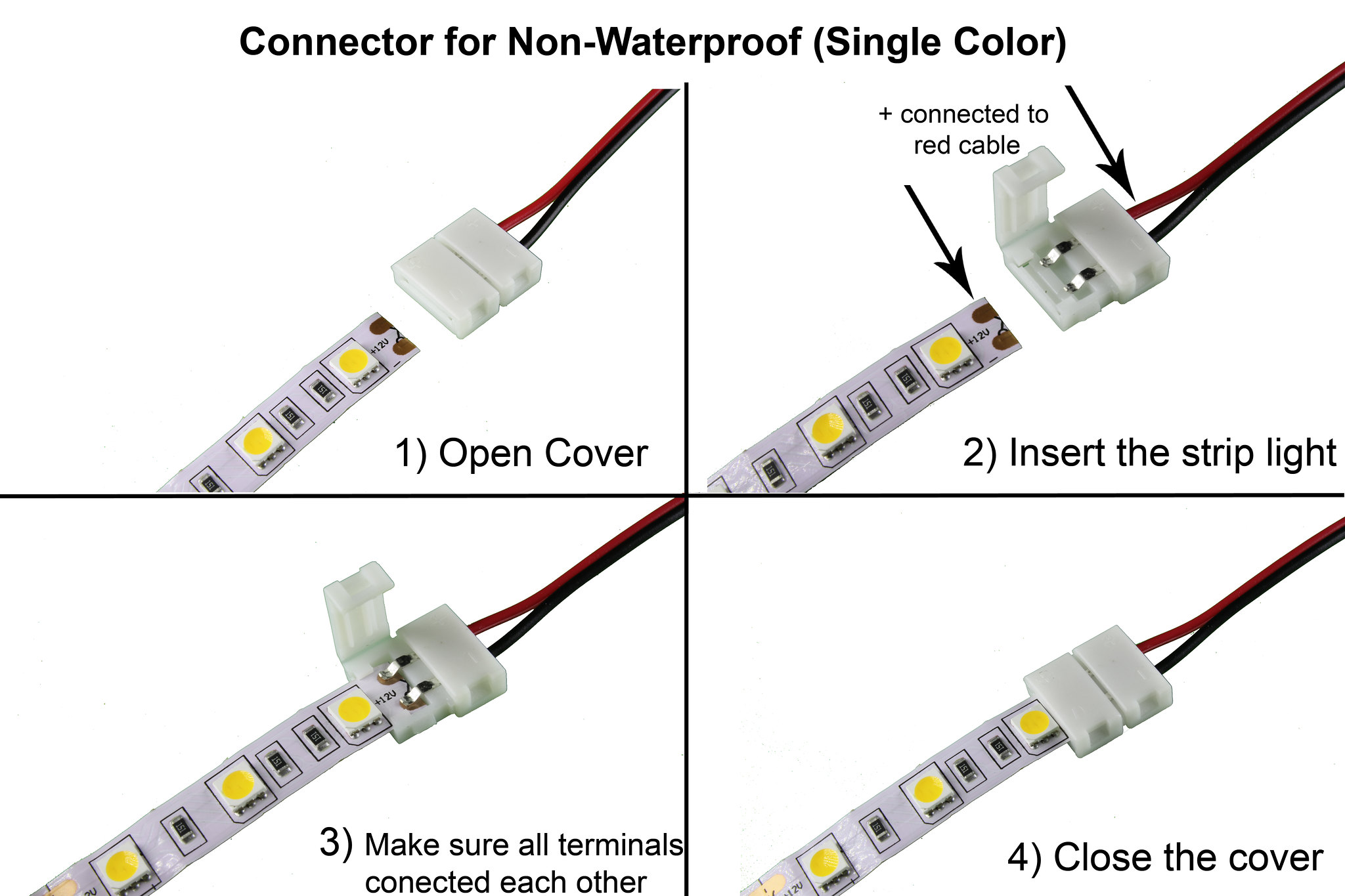 10mm 2 Pin Pcb Led Strip Connector End 3 12 2018 12 15 Am