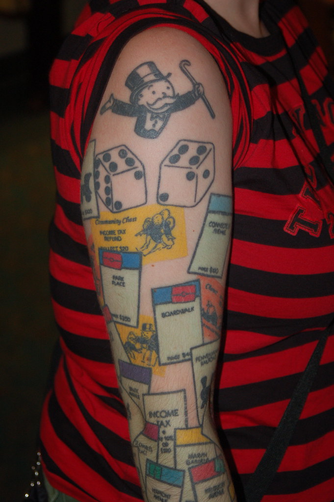 Comic Con 2006 Monopoly Tattoo I just could not do this t… Flickr