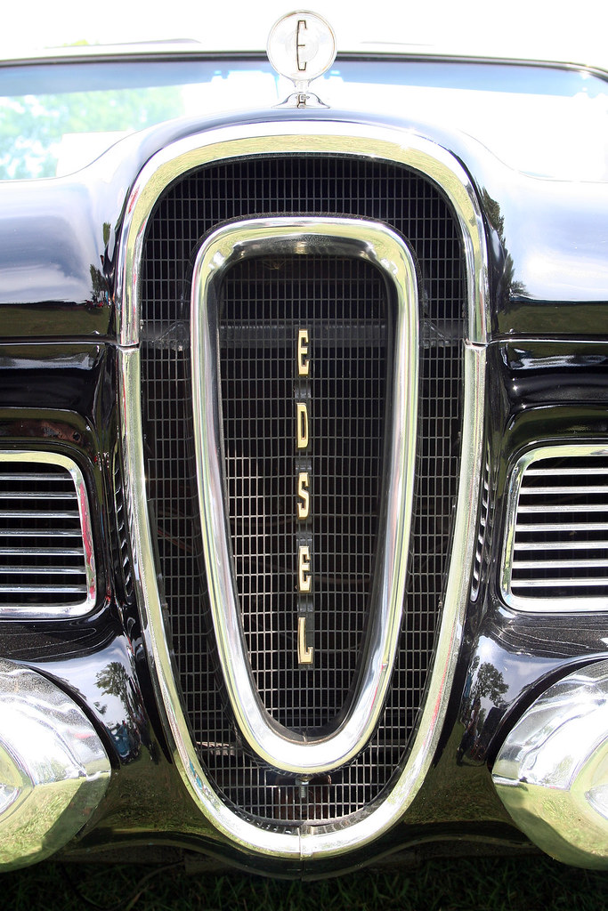 Edsel Grille The front grille of a 1958 Edsel. Some called… Flickr