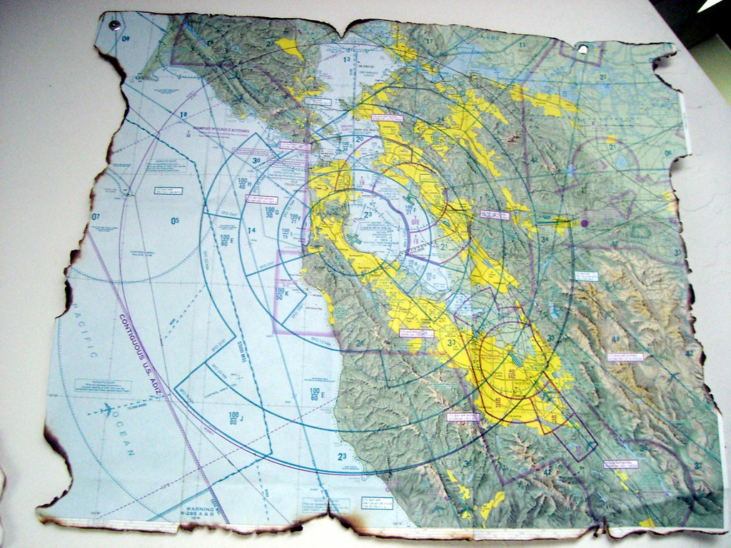 What Was Where Aviation map highlighting Modern Military R… Flickr